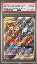 Moltres & Zapdos & Articuno GX SM210 - Sun & Moon Promo - PSA 10