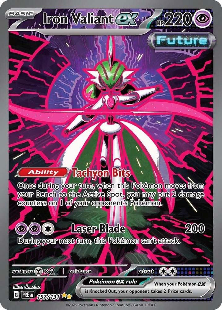 Iron Valiant ex 157/131 - Prismatic Evolutions - Special Illustration Rare