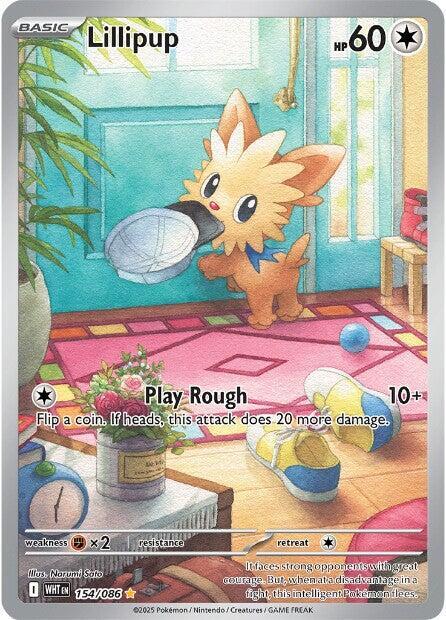 Lillipup 154/086 - White Flare - Illustration Rare