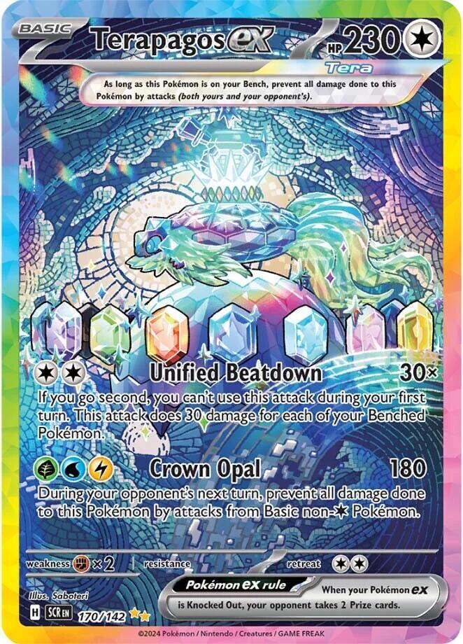 Terapagos ex 170/142 - Stellar Crown - Special Illustration Rare