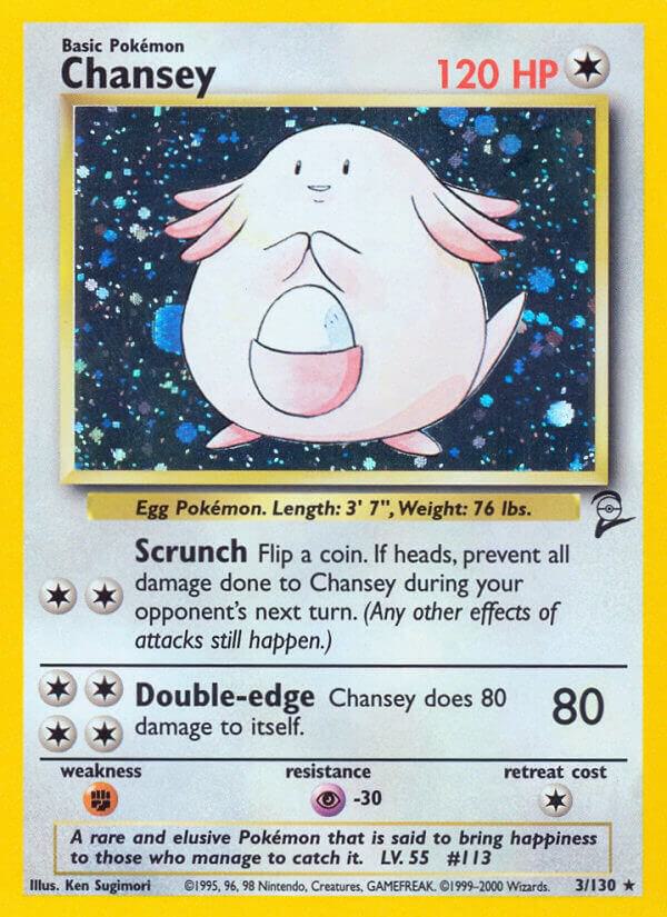 Chansey 3 - Base Set 2 - Holo Rare
