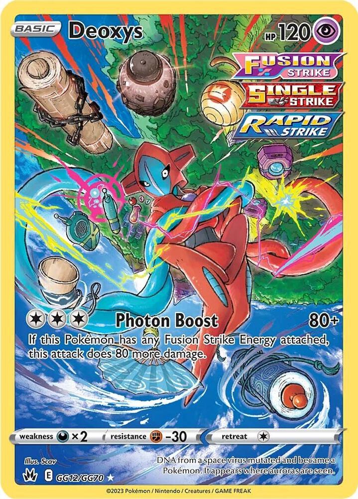 Deoxys GG12/GG70 - Crown Zenith: Galarian Gallery - Holo Rare