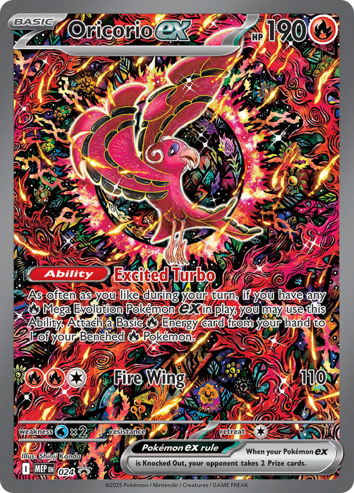 Oricorio ex 024 - Mega Evolution Promos - Promo