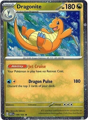 Dragonite 149/165 (Cosmos Holo) 149/165 - Miscellaneous Cards & Products - Rare