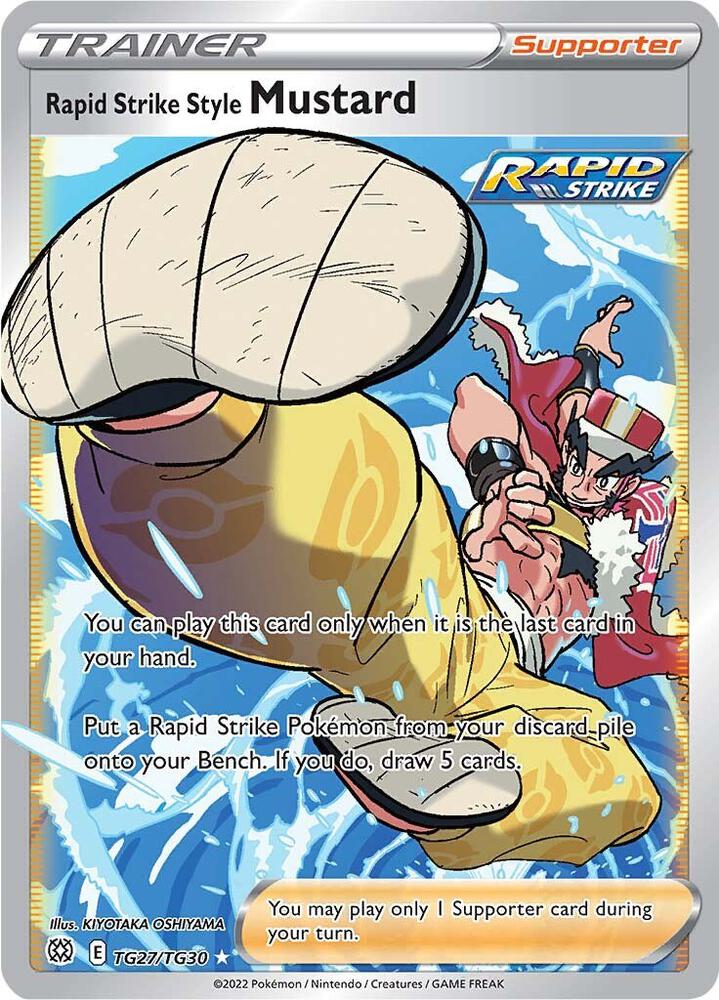 Rapid Strike Style Mustard TG27/TG30 - Brilliant Stars Trainer Gallery - Ultra Rare