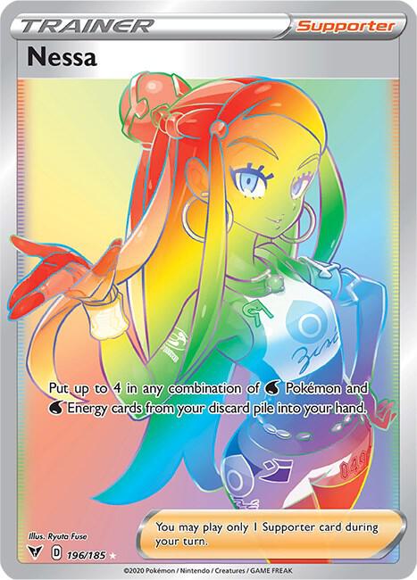 Nessa (Secret) 196/185 - Vivid Voltage - Secret Rare