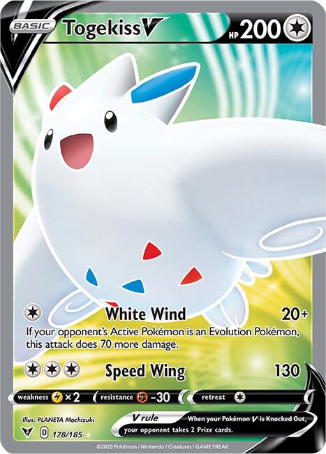 Togekiss V (Full Art) 178/185 - Vivid Voltage - Ultra Rare