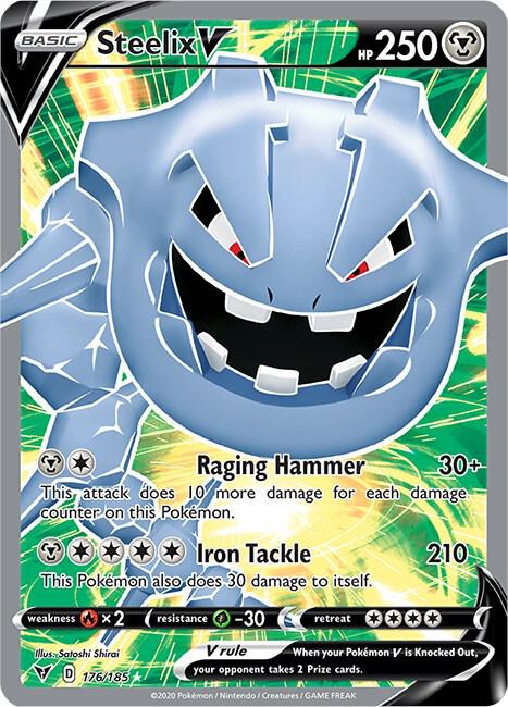 Steelix V (Full Art) 176/185 - Vivid Voltage - Ultra Rare