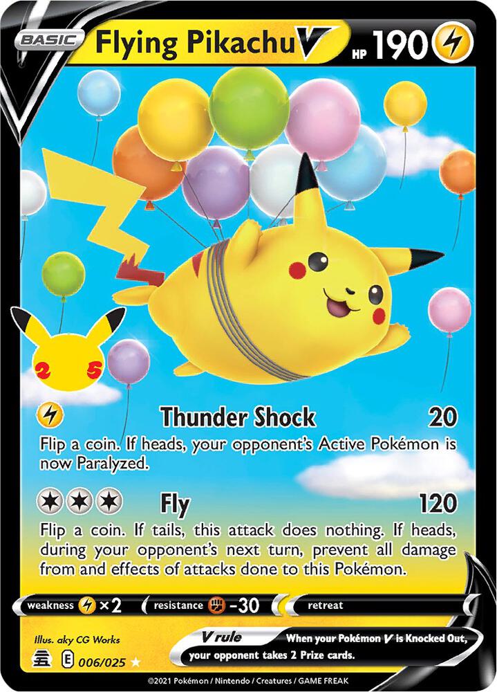 Flying Pikachu V 006/025 - Celebrations - Ultra Rare