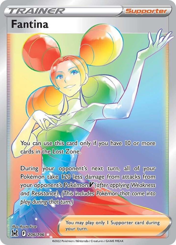 Fantina (Secret) 206/196 - Lost Origin - Secret Rare