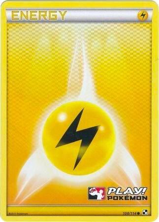 Lightning Energy (Play! Pokemon Promo) 108/114 - League & Championship Cards - Promo