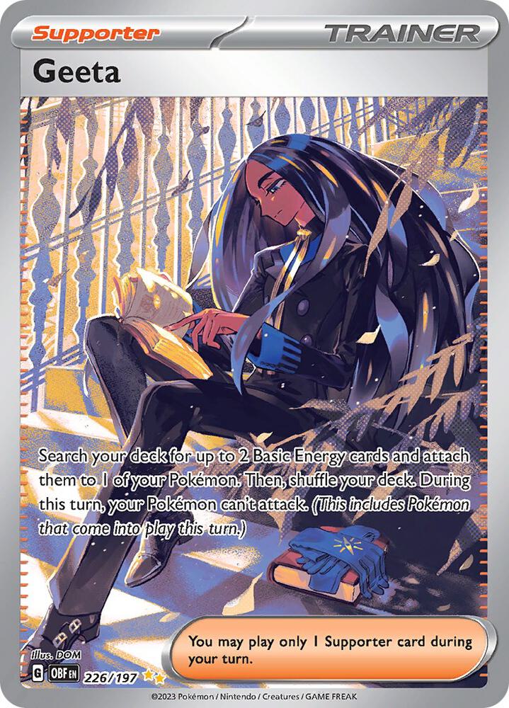 Geeta 226/197 - Obsidian Flames - Special Illustration Rare