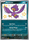 Murkrow 181/091 - Paldean Fates - Shiny Rare