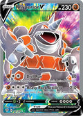 Rhyperior V (Full Art) 181/189 - Darkness Ablaze - Ultra Rare