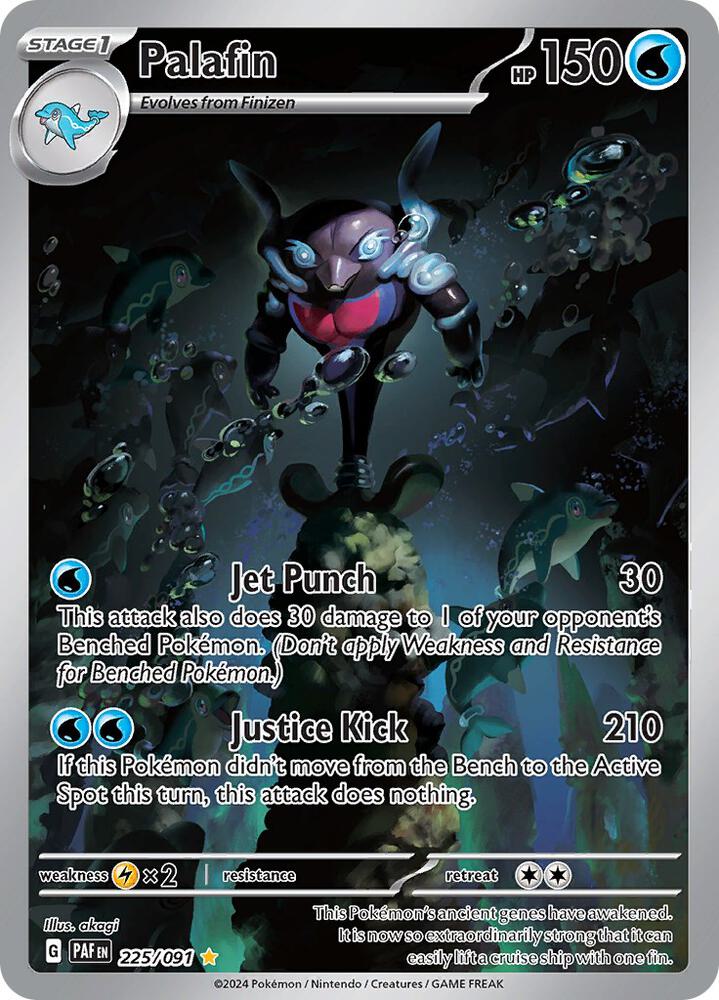 Palafin 225/091 - Paldean Fates - Illustration Rare