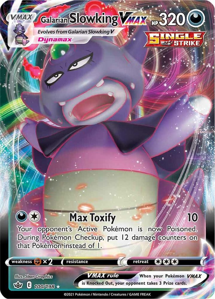 Galarian Slowking VMAX 100/198 - Chilling Reign - Ultra Rare