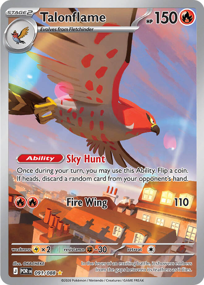 Talonflame 091/088 - Perfect Order - Illustration Rare