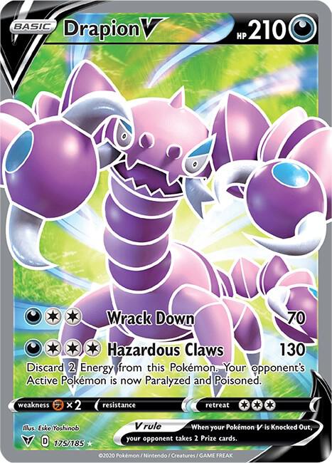 Drapion V (Full Art) 175/185 - Vivid Voltage - Ultra Rare