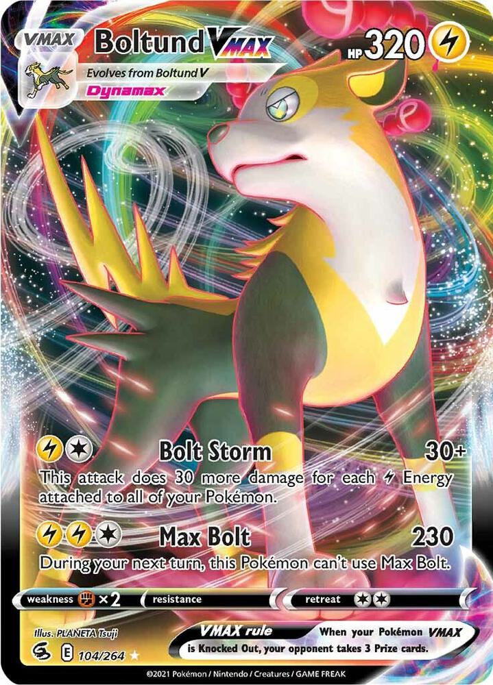 Boltund VMAX 104/264 - Fusion Strike - Ultra Rare