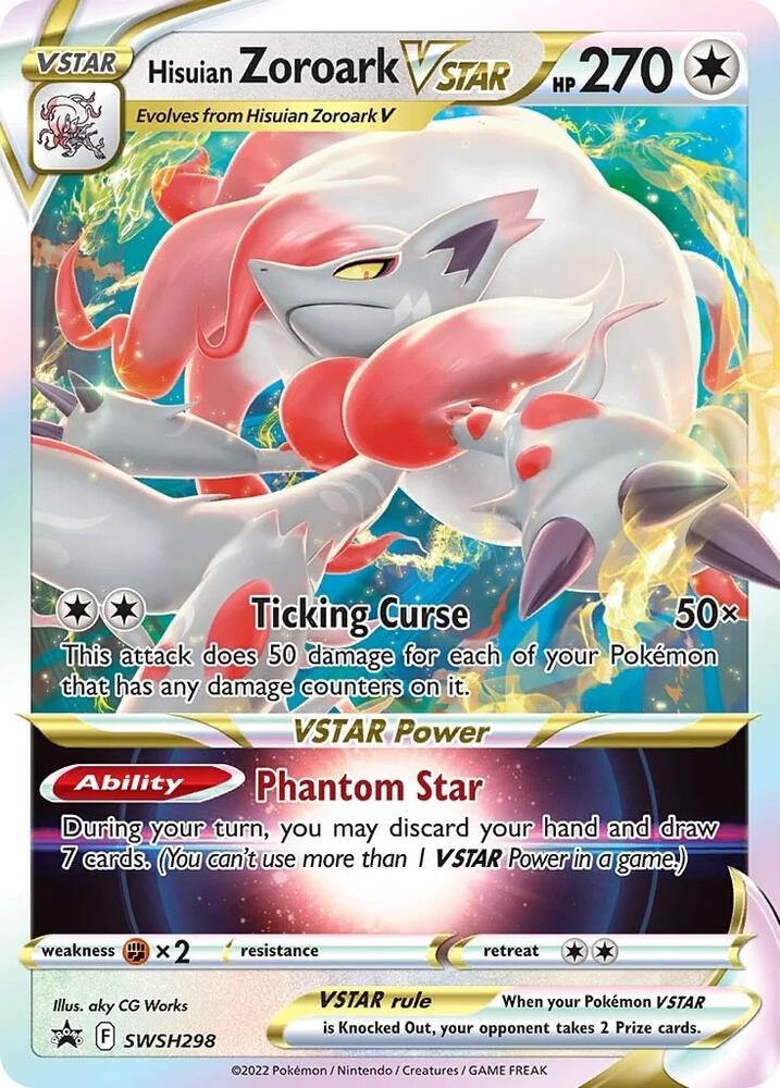 Hisuian Zoroark VSTAR SWSH298 - Sword & Shield Promo - Promo
