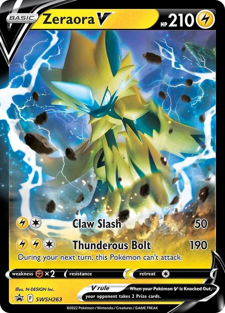 Zeraora V SWSH263 - Sword & Shield Promo - Promo