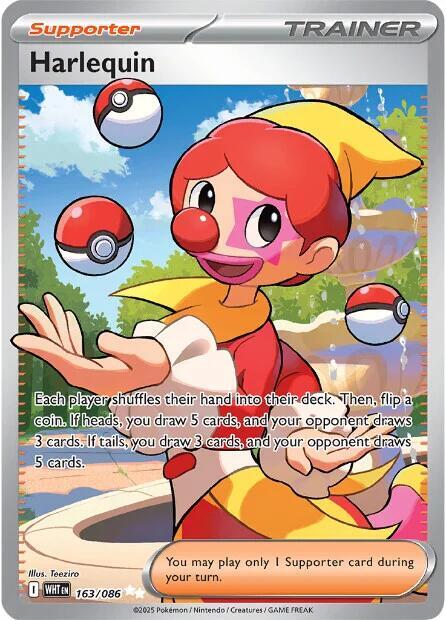 Harlequin 163/086 - White Flare - Ultra Rare