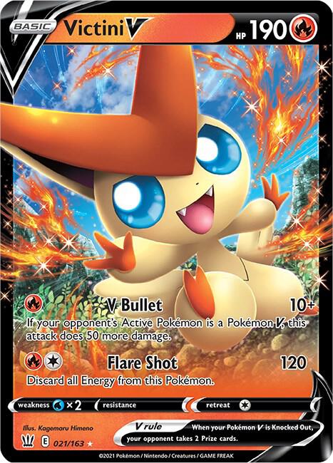 Victini V 021/163 - Battle Styles - Ultra Rare