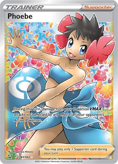 Phoebe (Full Art) 161/163 - Battle Styles - Ultra Rare