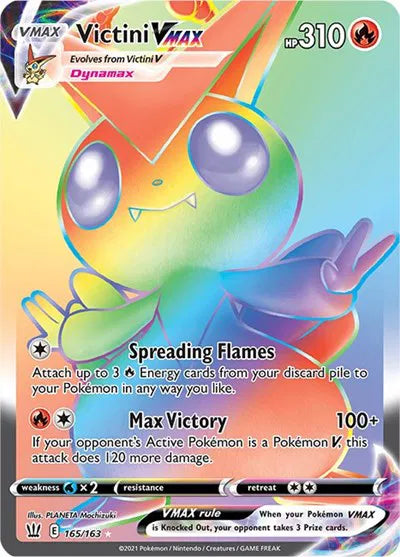 Victini VMAX (Secret) 165/163 - Battle Styles - Secret Rare